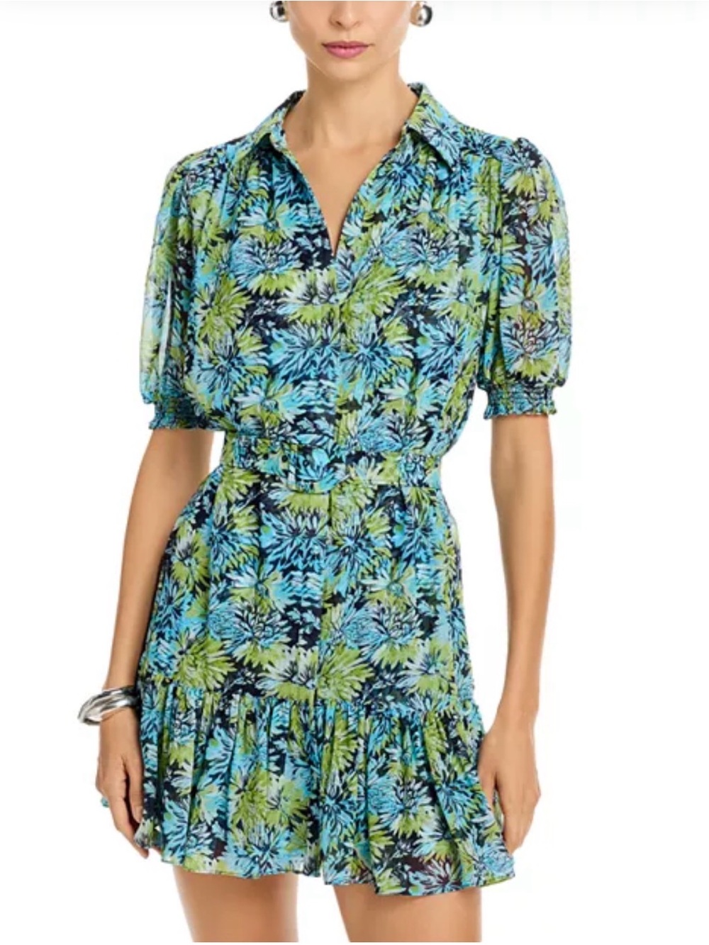 New Cinq à Sept Dahlia Print Halbini Dress sz 0